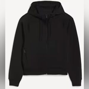 XXL Black Fleece Zip Hoodie